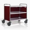 b-pro-serveerwagen-SW-10x6-3-kleur-espresso-donker-rood-PANTONE 4965 C